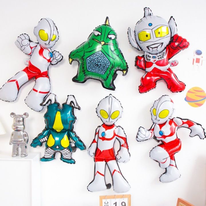 Cartoon 3D Ultraman Monster Foil Balloon Superman Ultraman Themed ...