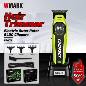 WMARK NG-V4 NG-VT4 Hair Trimmer Electric Outer Rotor BLDC Clippers Cordless Barber Combo Hair Cutting Machine Trimmer for Men