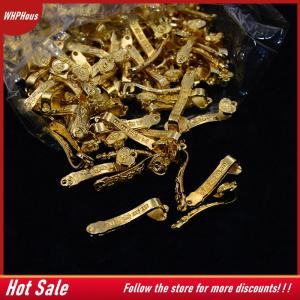 【COD】🔥🔥🔥 10pcs Chinese Amulet Crafts Golden Auspicious Ruyi Home Feng Shui Power Scepter
