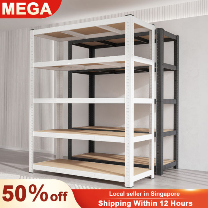MEGA Adjustable Heavy Duty Rack Boltless Rack Metal Storage Shelf ...