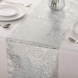 KAWAII BOX Sparkling Glitter Table Runner Rectangular Luxury Table Cover Table Flag Shimmery Sequin Tablecloth Birthday Celebration