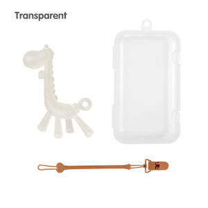 Baby Shine 3in1 Teether Bayi Silikon Gigitan Bayi Bentuk Jerapah Lucu Bpa Free Dengan Kotak