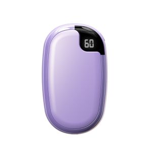SINGLE Digital Display ic Split Hand Warmer Fast Heating 2 in 1 Pocket Warm Hand Treasure Compact 3 Temperature Settings Electric Handwarmer Indoor Use
