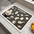 Ready Stock: Quick-Dry Diatomaceous Earth Mat – Your Ultimate Kitchen Protector! 🍽️✨. 