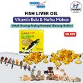 Minyak Ikan 50 butir Fish Oil Vitamin Kucing Anjing Kelinci Hamster Burung Hewan Peliharaan. 