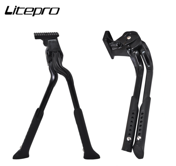 Litepro%20Road%20Mountain%20Bicycle%20Double%20Kickstand%2020%2028%20Inch%20Foot%20Support%20Parking%20Rack%20Folding%20Bike%20Bracket%20Aluminum%20Alloy%20Adjustable%20-%20Image%209