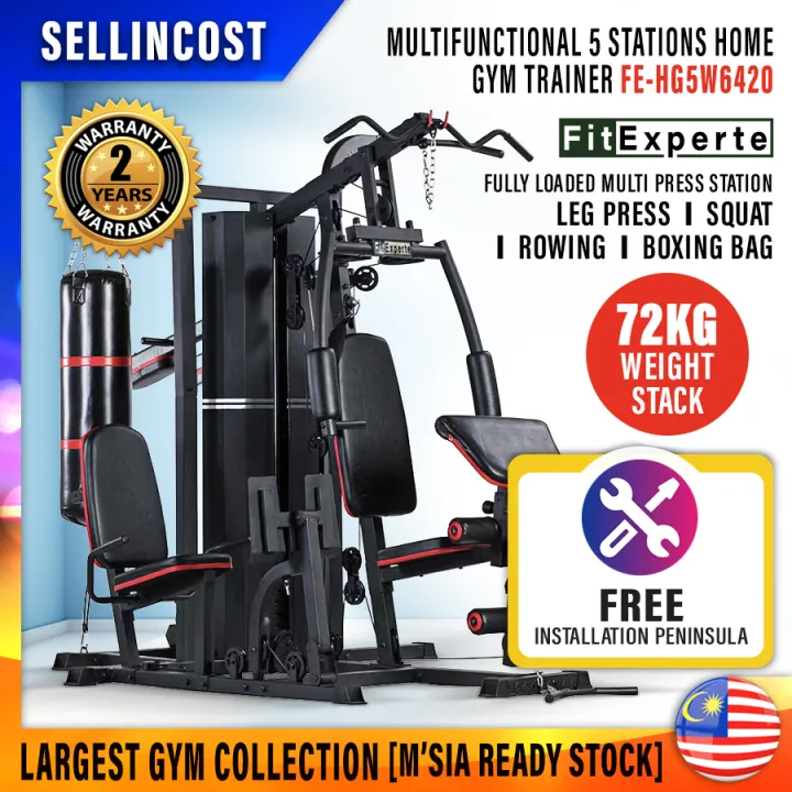 [FREE INSTALLATION] SellinCost FEXPERT 5 Way Home Gym Station All in ...