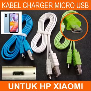 Sambungan Kabel Casan Mikro USB untuk HP Xiaomi Redmi A2 A1 10A 9A 9C 7A Tab Colokan Charger Micro