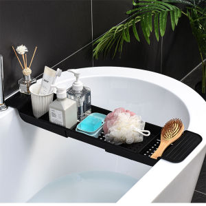 ชั้นวางอ่างอาบน้ำชั้นวางของเอนกประสงค์ ถาดอาบน้ำ ถาดอาบน้ำ ชั้นวางของในห้องน้ำ
