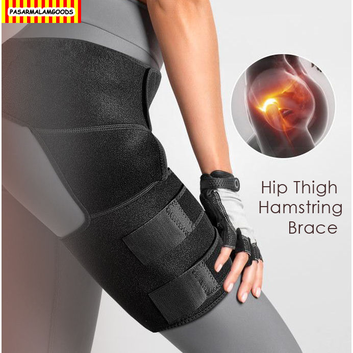 Hip Thigh Hamstring Brace Compression Support Wrap for Hip Flexor