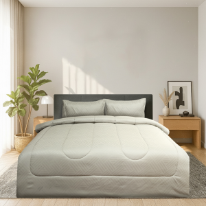 MIDORI home Tempo ชุดเครื่องนอน ชุดผ้าปู ลาย Draft อัพเกรด