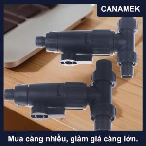 【CANAMEK】 Phụ kiện bể cá 12 16mm vòi nước đôi nhanh chóng phát hành nối ống bể cá 3 chiều Van Bể cá bộ lọc kết nối