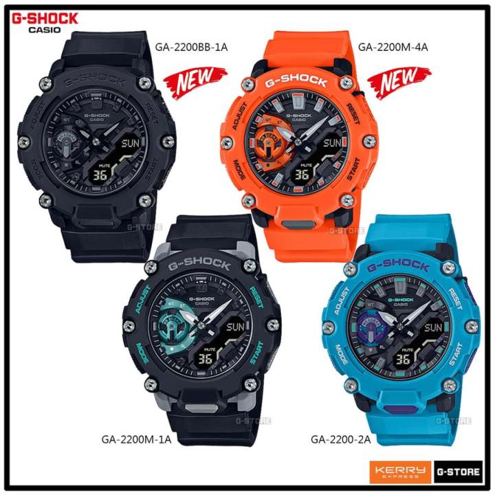 G-SHOCK รุ่น GA-2200BB-1 GA-2200-2 GA-2200M-1 GA-2200M-4 ของ