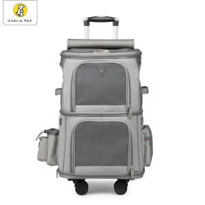 Cherie Pet シ พร้อมส่ง กระเป๋าสัตว์เลี้ยง กระเป๋าแมว เป้สะพายหลัง กระเป๋าเดินทางแมว พร้อมส่ง 2 ขนาด