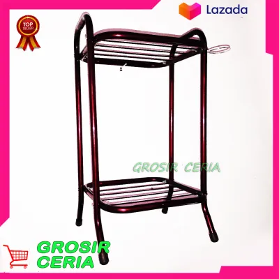TERMURAH !! Rak Dispenser 2 Susun / Rak Rice Cooker / Rak Guci / Rak Serbaguna By GROSIR CERIA