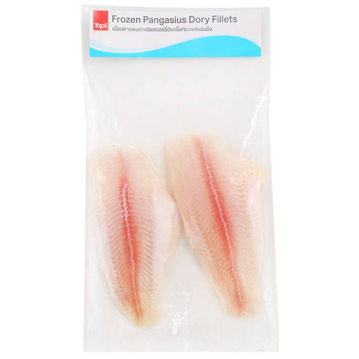 ท็อปส์เนื้อปลาดอรี่แล่ 500ก Tops Dory Fillets 500g