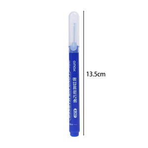 3Pcs Multi-Purpose 45mm Deep Drill Hole Long Nibs Waterproof Marker Pens for Bathroom Woodworking Can Add Ink Long Head Carpenter Pen