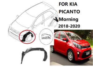 FOR KIA PICANTO MORNING 2018 2019 Front Fender Liner Front Fender Liner Front Driver Fender Liner Inner