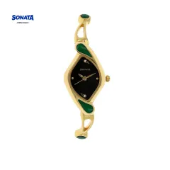 Sonata Pankh Champagne Dial Gold Metal Strap Women s Analog Watch 8109YM03 Lazada Singapore