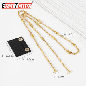 EverToner Classic Style Short Wallet Transformation Bag Card Holder Crossbody Chain Shoulder Strap Single-purchase Accessories