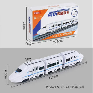 Kids DIY High-Speed Railway Train Toy with Electric Sound and Light Educational Puzzle for Boys and Girls Perfect Birthday Gift