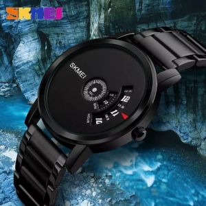 Jam Tangan Pria Analog SKMEI 1260 Black Water Resistant 30M