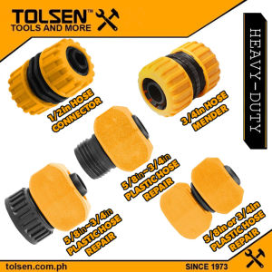 Tolsen Hose Mender Connector (1/2" | 3/4" | Male | Female | Connect 3/8 to 3/4)
