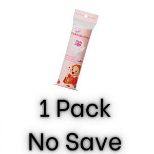 Golden Jasmine 500PCS Pure Cotton Cosmetic Pads Buds Makeup Remover Lint Free Thickened Facial Cotton