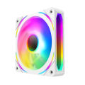 Quạt tản nhiệt 12cm JUNGLE LEOPARD PRISM Gen 5 INFINITY LED GƯƠNG VÔ CỰC ARGB 5V 3PIN- 2000RPM, PWM, Lian Li SL120 fan case PC. 