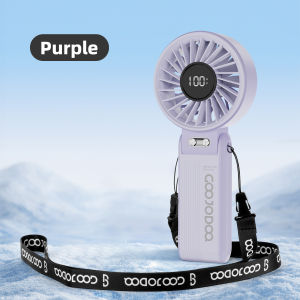 GOOJODOQ High Speed Turbo kipas angin Minifan Portable Handheld Kipas Brushless 100 Gear Strong Wind Digital Display Kipas