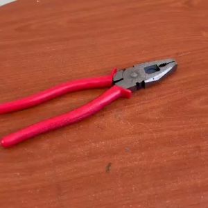 YCH Combination Plier 6" / 7" / 8" Red Handle Heavy Duty Multi Purpose Pliers for Electrical & Repair Work