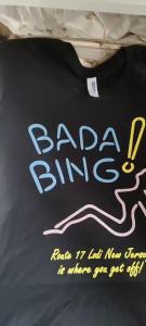 MenS 100% Cotton Bada Bing The Sopranos Classic T Shirt Wholesale Lowest Price Good Quality Tshirts