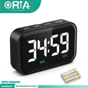 ORIA Magnetic Kitchen Timer for Cooking with Count Up Countdown Digital Timer with Large Display 2 Brightness and Volume Levels for Classroom Teacher Kids