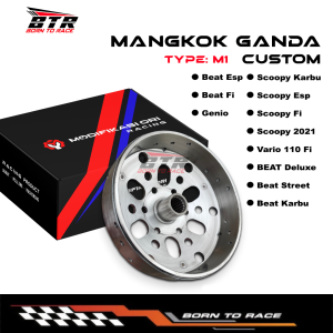 Mangkok Ganda Beat Fi esp Mangkok Ganda Custom Beat Street Mangkok bolong Genio Beat MANGKOK KOPLING GANDA ANTI GREDEG/MANGKOK CUSTOM/BUBUT RACING/MOTORCYCLE