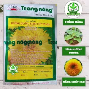 (Gói 1gr-5gr) Hạt Giống Hoa Hướng Dương Euro Cup TN 458 TRANG NÔNG - Hướng dương lùn cánh kép