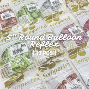 Sempertex 5" Round Balloon Reflex (10 pcs)