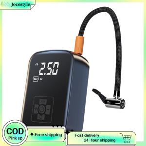 [Jocestyle Outdoor Mall]Inflator Portable Air Compressor Auto Pump Digital Tire Pressure Detection Tire Inflator Electric Air Pump for Car Tires