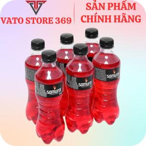 Nước tăng lực có ga SAMURAI dâu chai 390ml