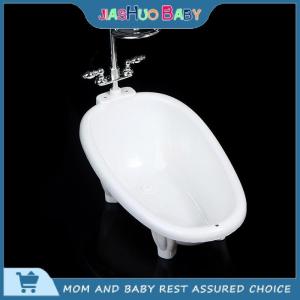 JiaShuo Baby Toy Dollhouse Miniatures Bathtub Furniture Bathroom Accessories Kids Pretend Toy