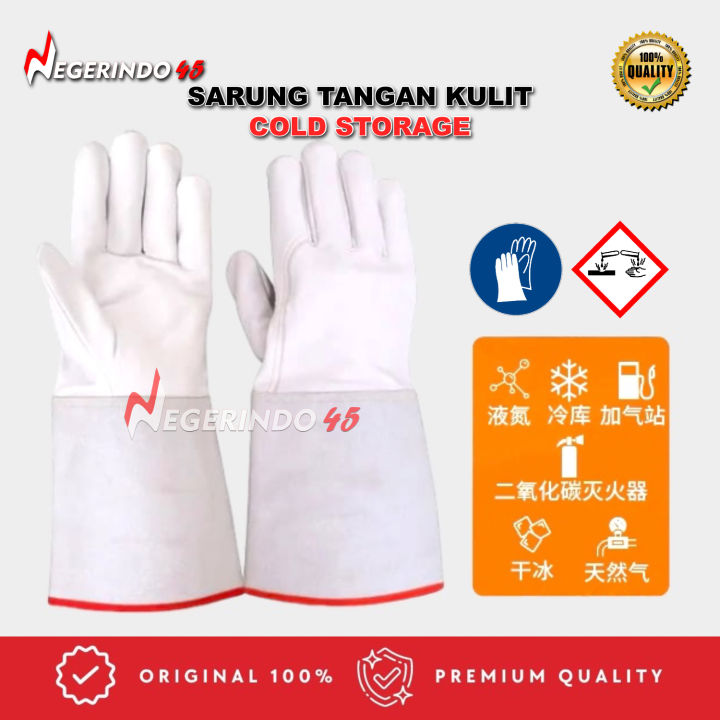 SARUNG TANGAN KULIT COLD STORAGE NITROGEN LAS TIG WELDING