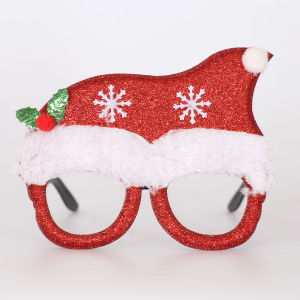 Christmas Glasses Frame Christmas Gifts for Adults and Children Christmas Party Photo Props Christmas Glasses Frames Christmas Party Supplies Party Favors Holiday Ornaments