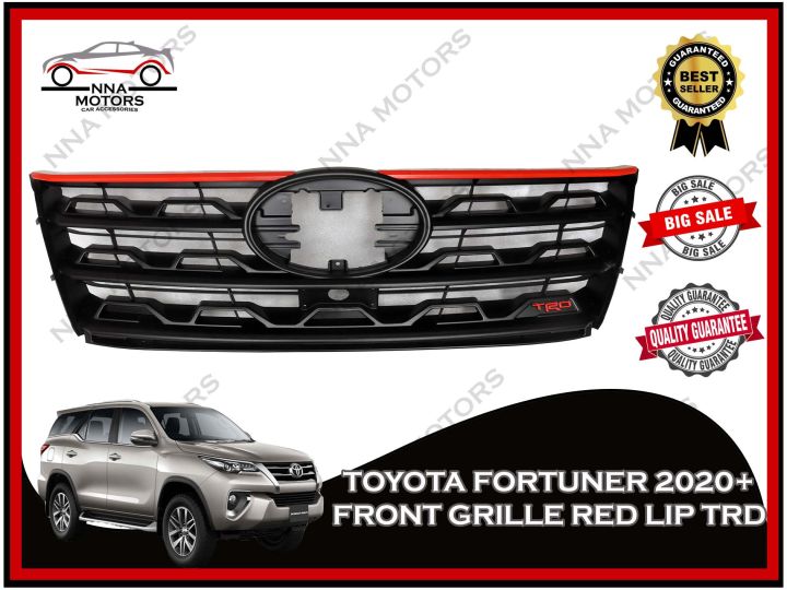TOYOTA FORTUNER 2020+ Front Grille Car Grill Guard All Black Lazada PH