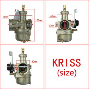 Keihin Carburator FURY125 (22MM) Carburator Made in Japan for KRISS / KAZE / FURY125 /AVRA110 Motorcycle Carburetor