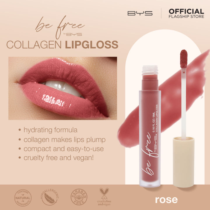 BE FREE by BYS Collagen Lipgloss | Lazada PH