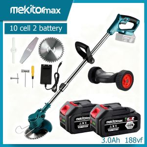 Mekitor mesin rumput heavy duty bateri lawn mover grass cutter cordless 割草机 mesin potong rumput
