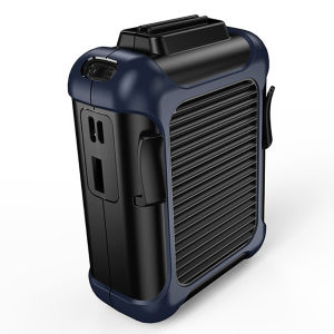 ําหรบปูดิ®ฤดูร้อนตั้งแคมป์ตกปลา USB พัดลมทําความเย็นอากาศแขวนคลิปบนเข็มขัดแฮนด์ฟรี