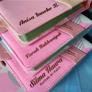 Al Quran Custom Nama - Al Quran Wanita AlQuran Hafalan Al Quran Terjemah Al Quran Tajwid Warna - Quran Cordoba Al Hufaz Muslimah Series - Alquran Custom Nama - Alquran Personal - Hampers Pernikahan Mahar Hantaran