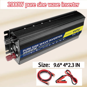 60Hz Pure Sine Wave Power Inverter DC12V/24V/48V/60V To AC220V Car Power Supply For Outdoor Travel Inverter Adapter