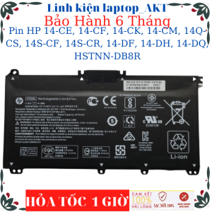 Pin Laptop HP 14-CE 14-CF 14-CK 14-CM 14Q-CS 14S-CF 14S-CR 14-DF 14-DH 14-DQ HSTNN-DB8R- Pin HP HT03XL-41.9W