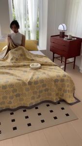 《1206》ผ้าห่มผ้าฝ้าย 3 ชั้น คลาส A ผ้าขนหนู ผ้าห่มมัลติฟังก์ชั่น ผ้าห่มปรับอากาศ นุ่มและเป็นมิตรกับผิว